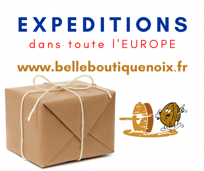 Nous expédions dans toute l&rsquo;Europe !