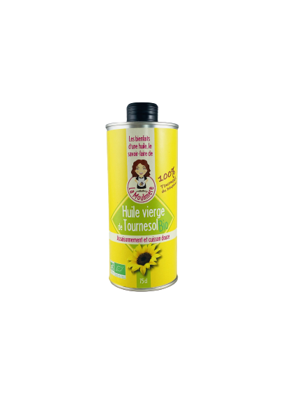 Huile vierge de tournesol bio