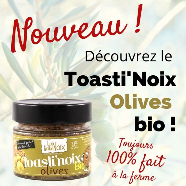 Toasti&rsquo;Noix Olives bio à découvrir chez la Belle Noix!